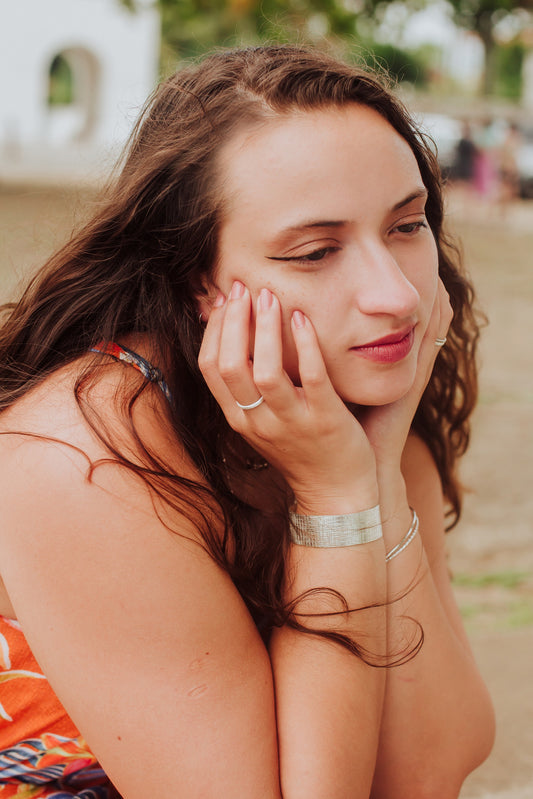 Bracelet Manchette Argent Massif Macuxi