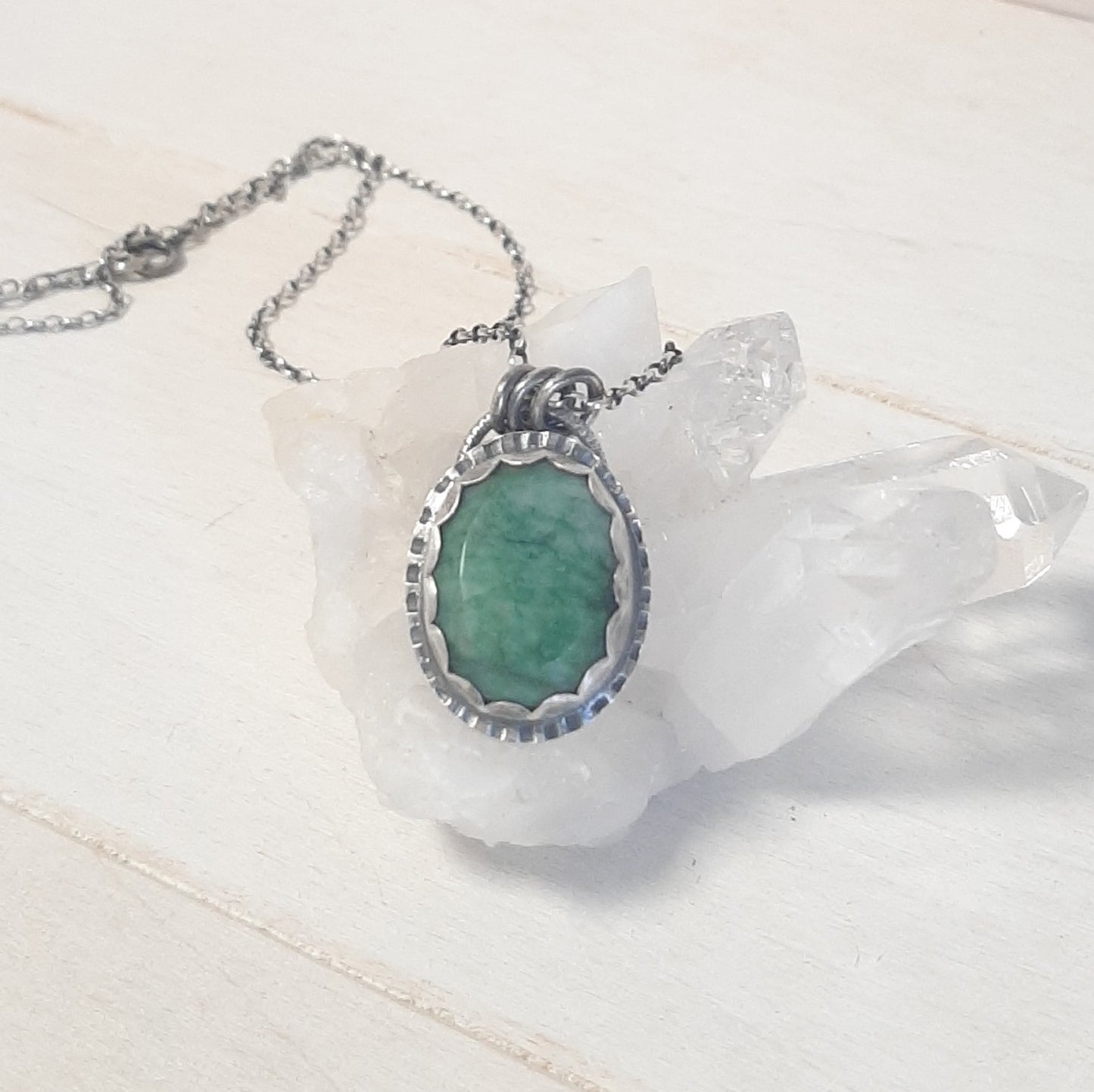 Collier Ethnique Emeraude