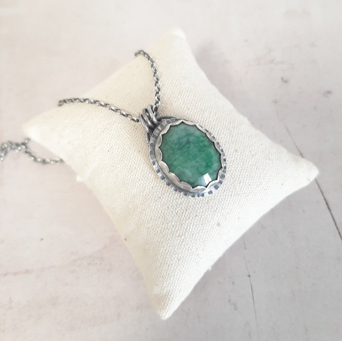 Collier Ethnique Emeraude