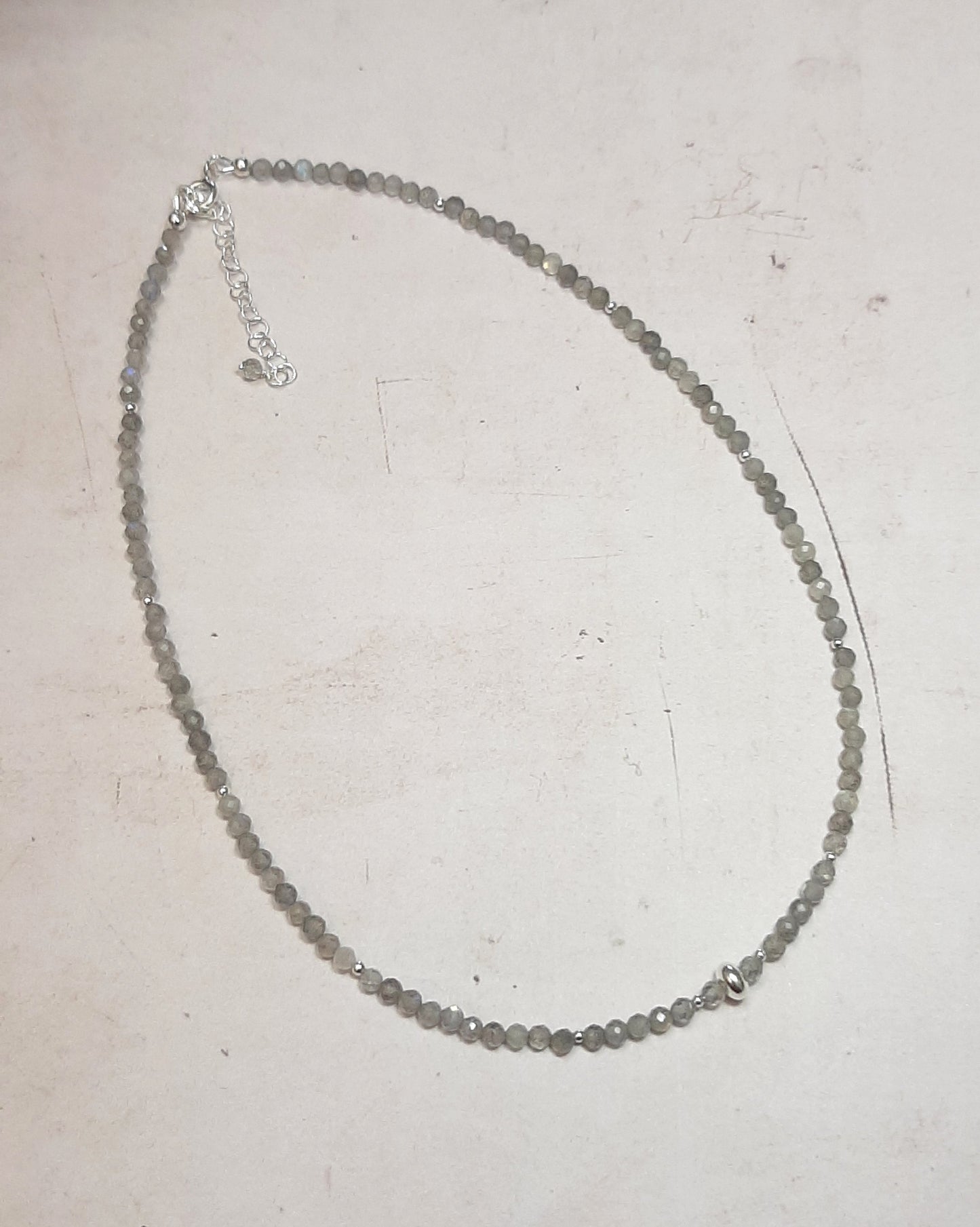 collier labradorite, pierres naturelles et argent sterling