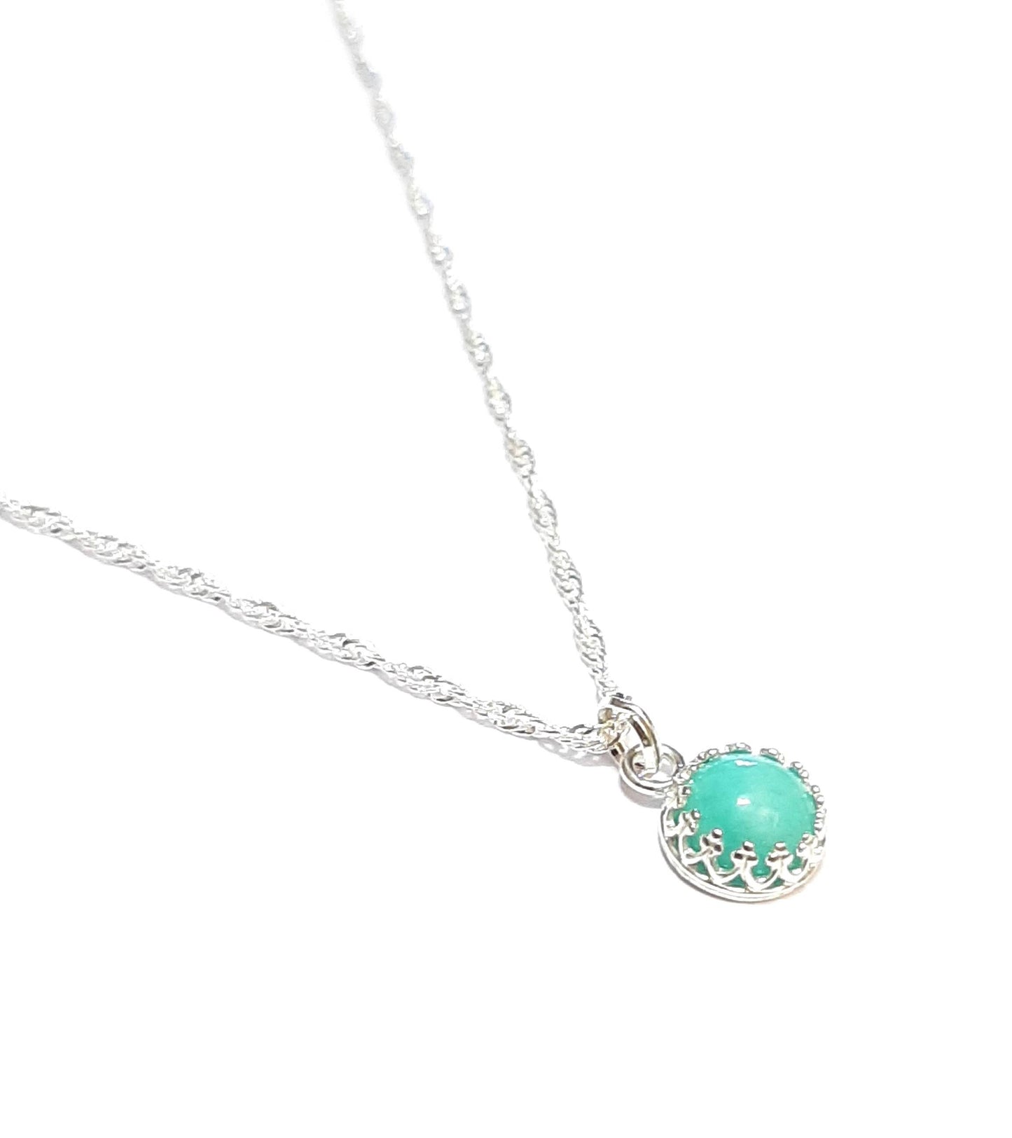 Collier Amazonite et Argent 925 Kariri