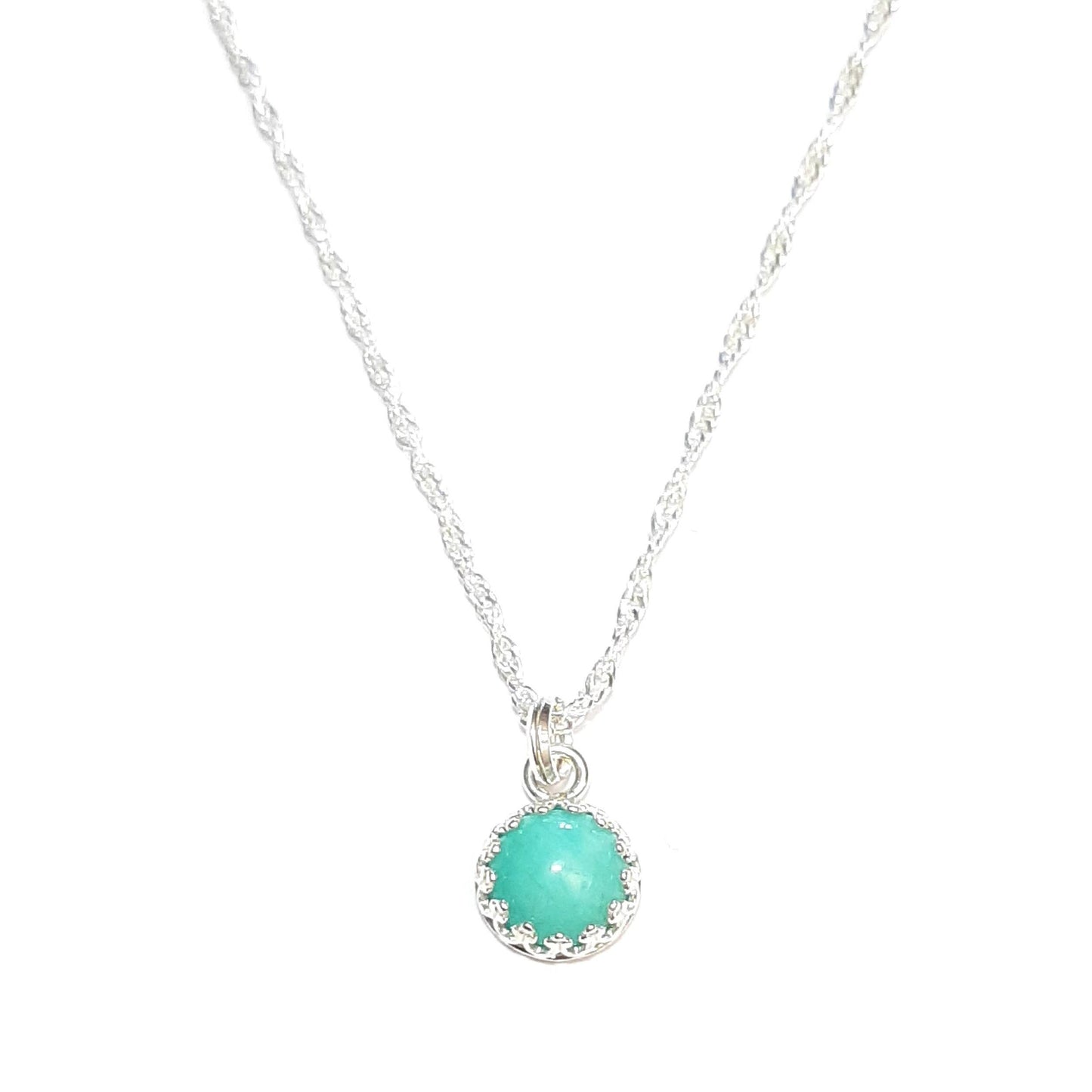 Collier Amazonite et Argent 925 Kariri