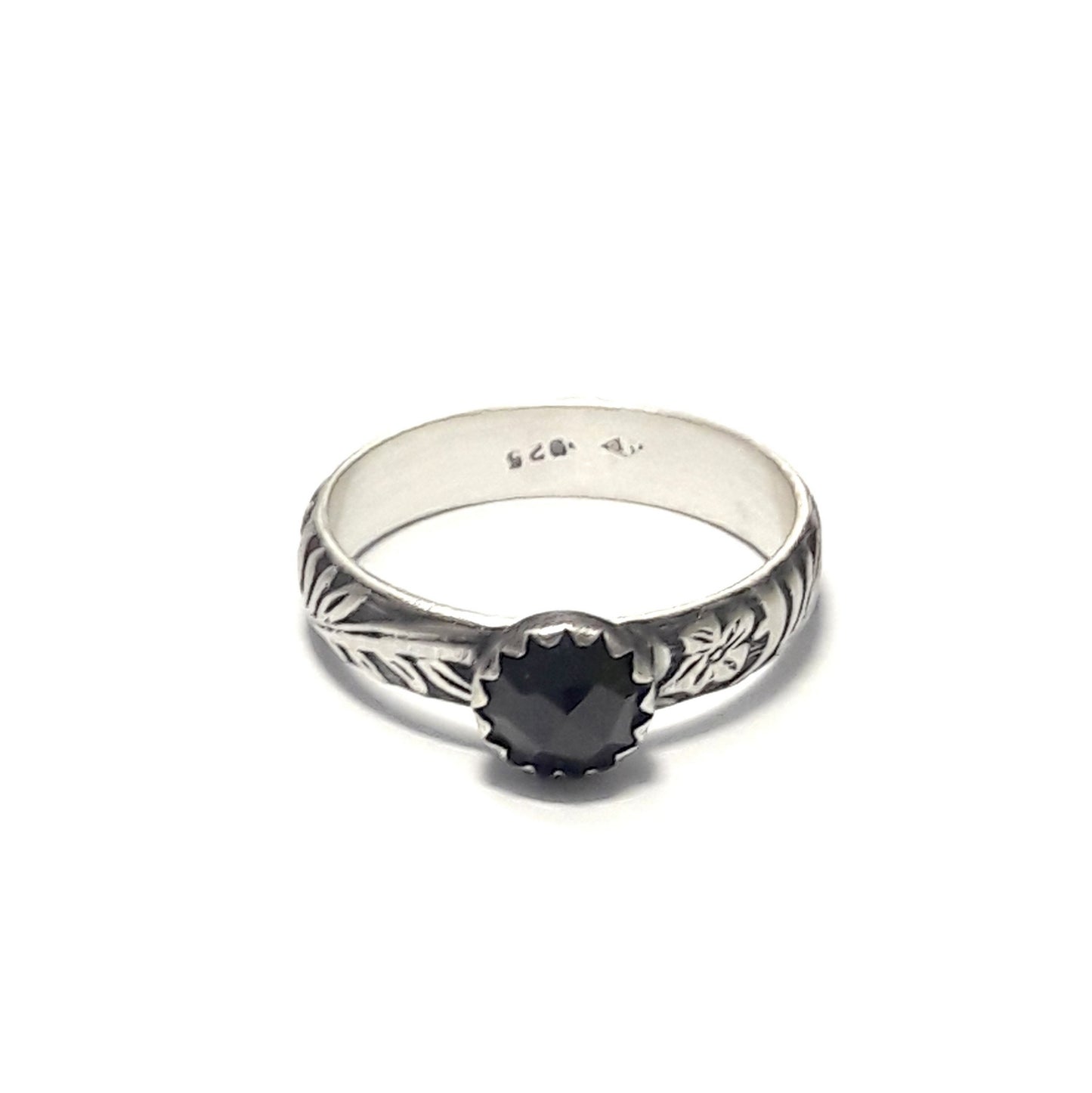 Bague Onyx Noir Tropicália