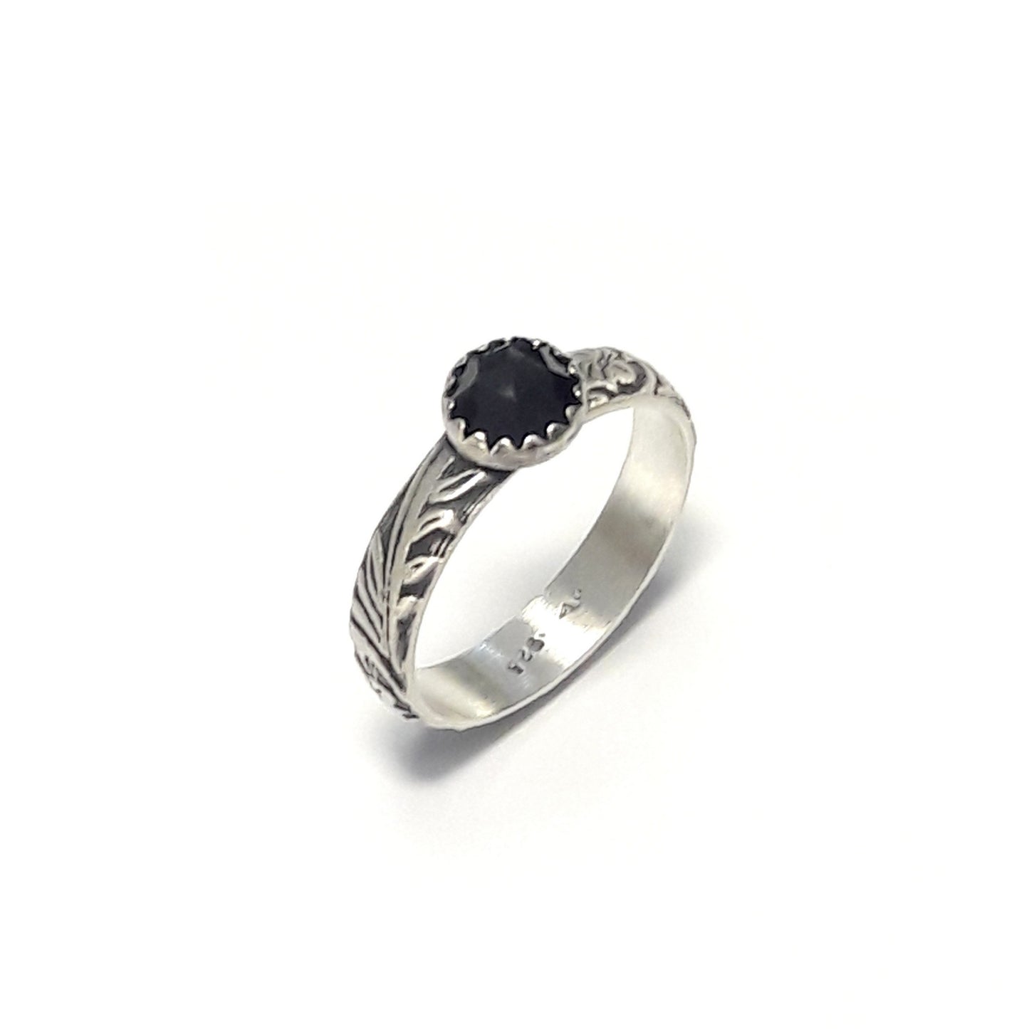 Bague Onyx Noir Tropicália