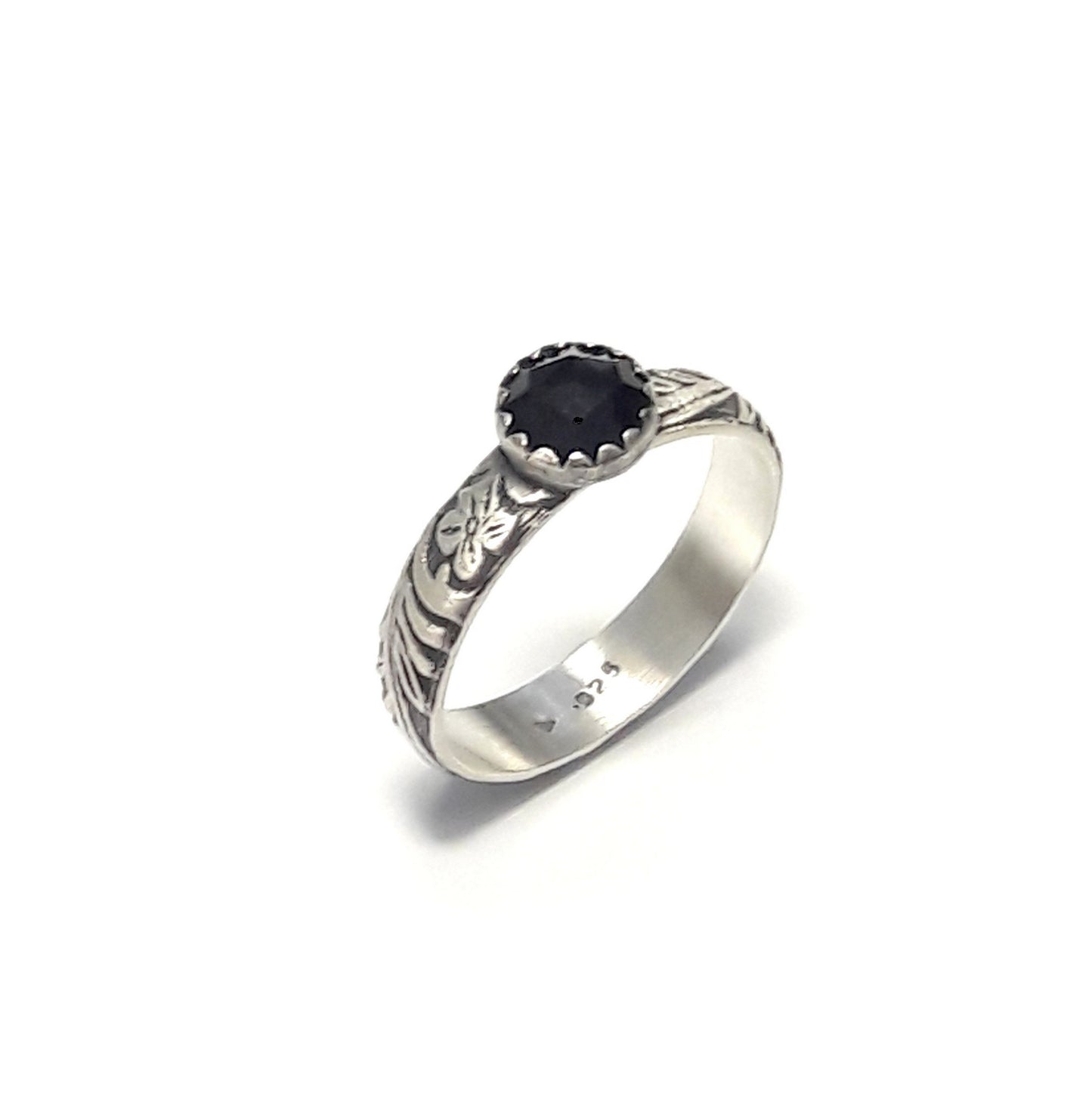 Bague Onyx Noir Tropicália