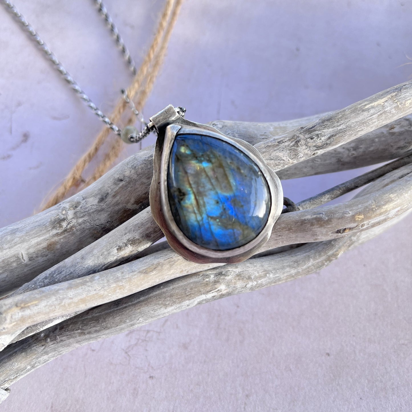 Sautoir Ethnique Labradorite