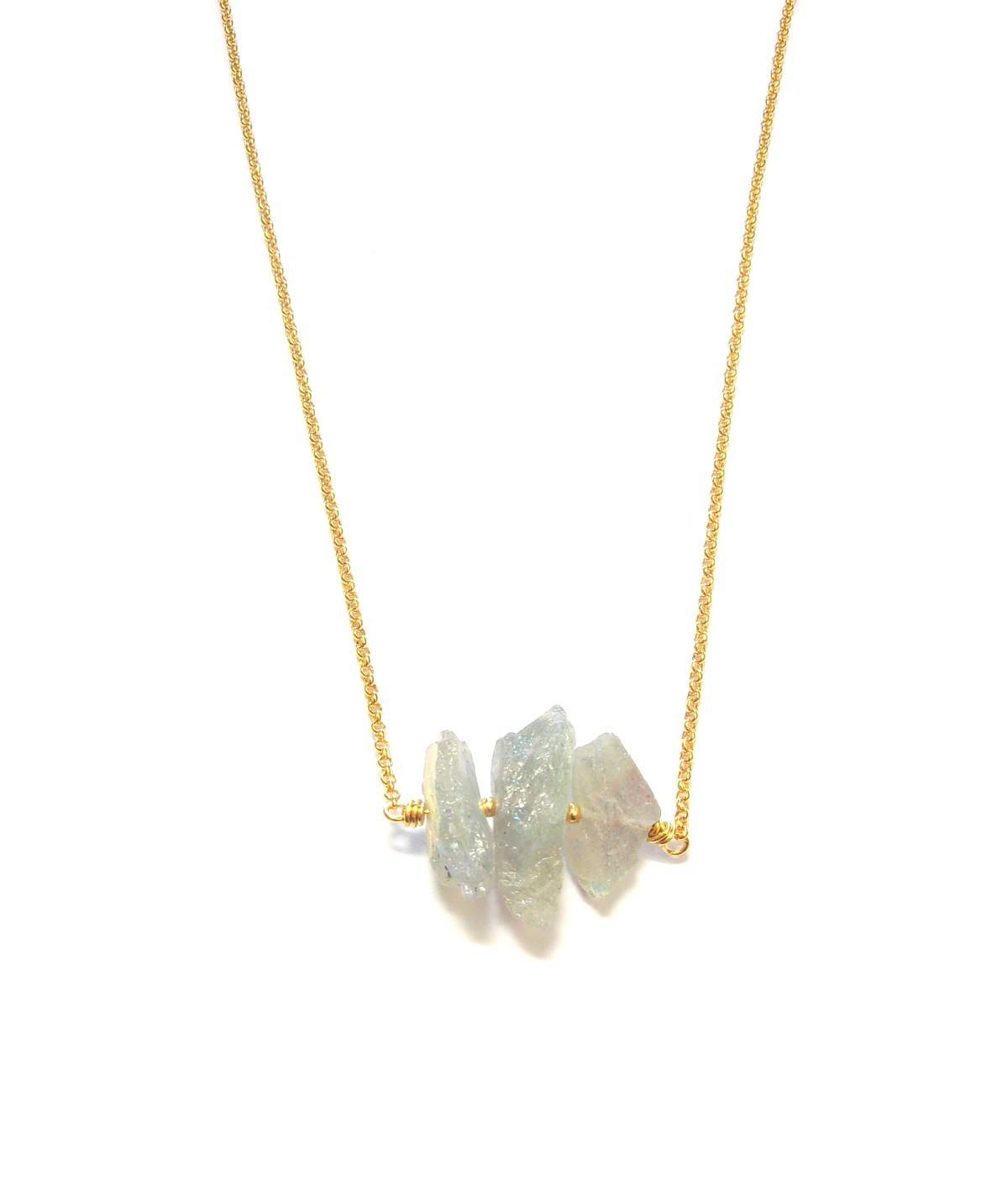 Collier Pierres Brutes - Labradorite