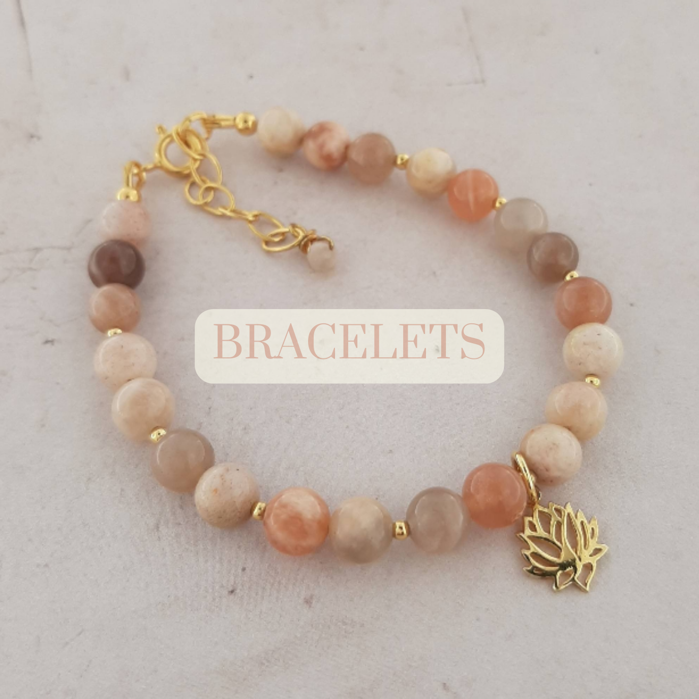 bracelet en perles et pierres naturelles pour femme, tendance bijoux 2024
