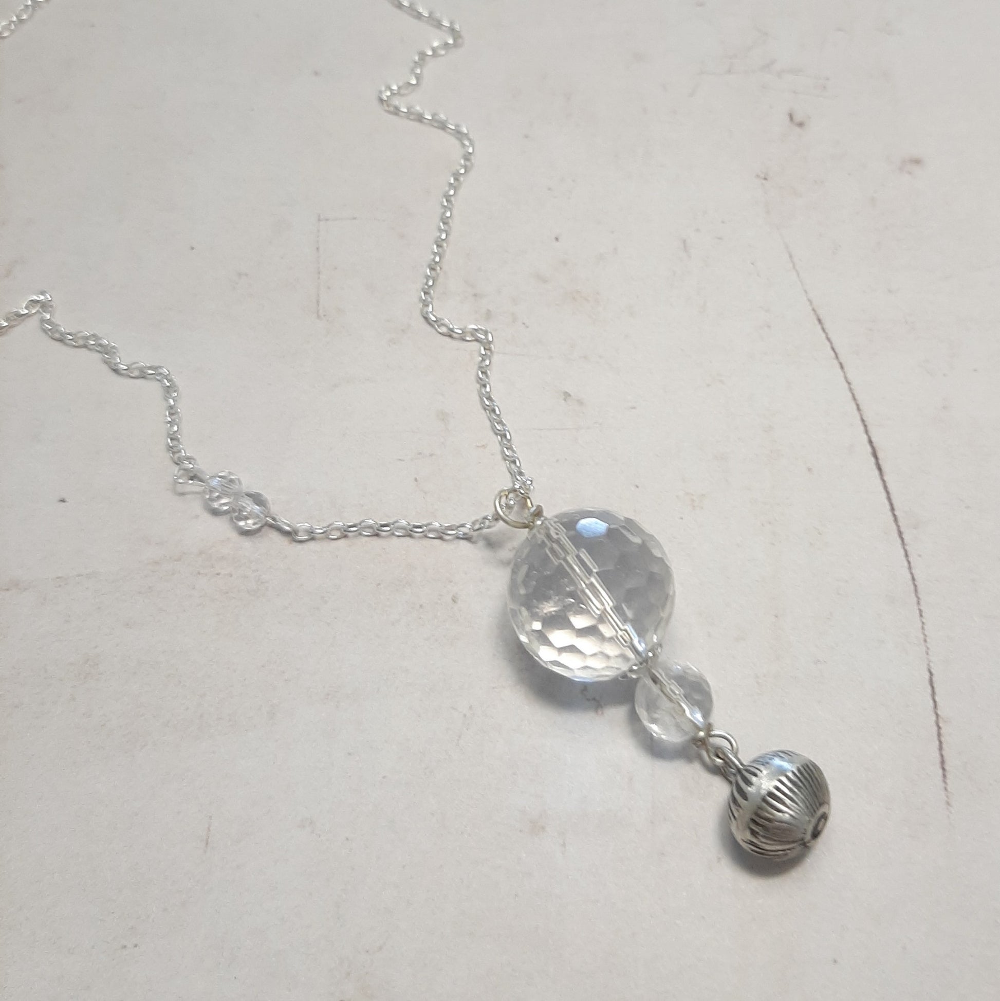 bola de grossesse argent 925 cristal de roche