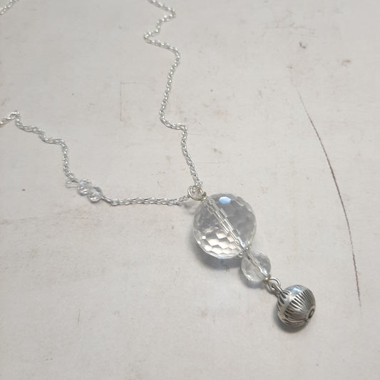 bola de grossesse argent 925 cristal de roche