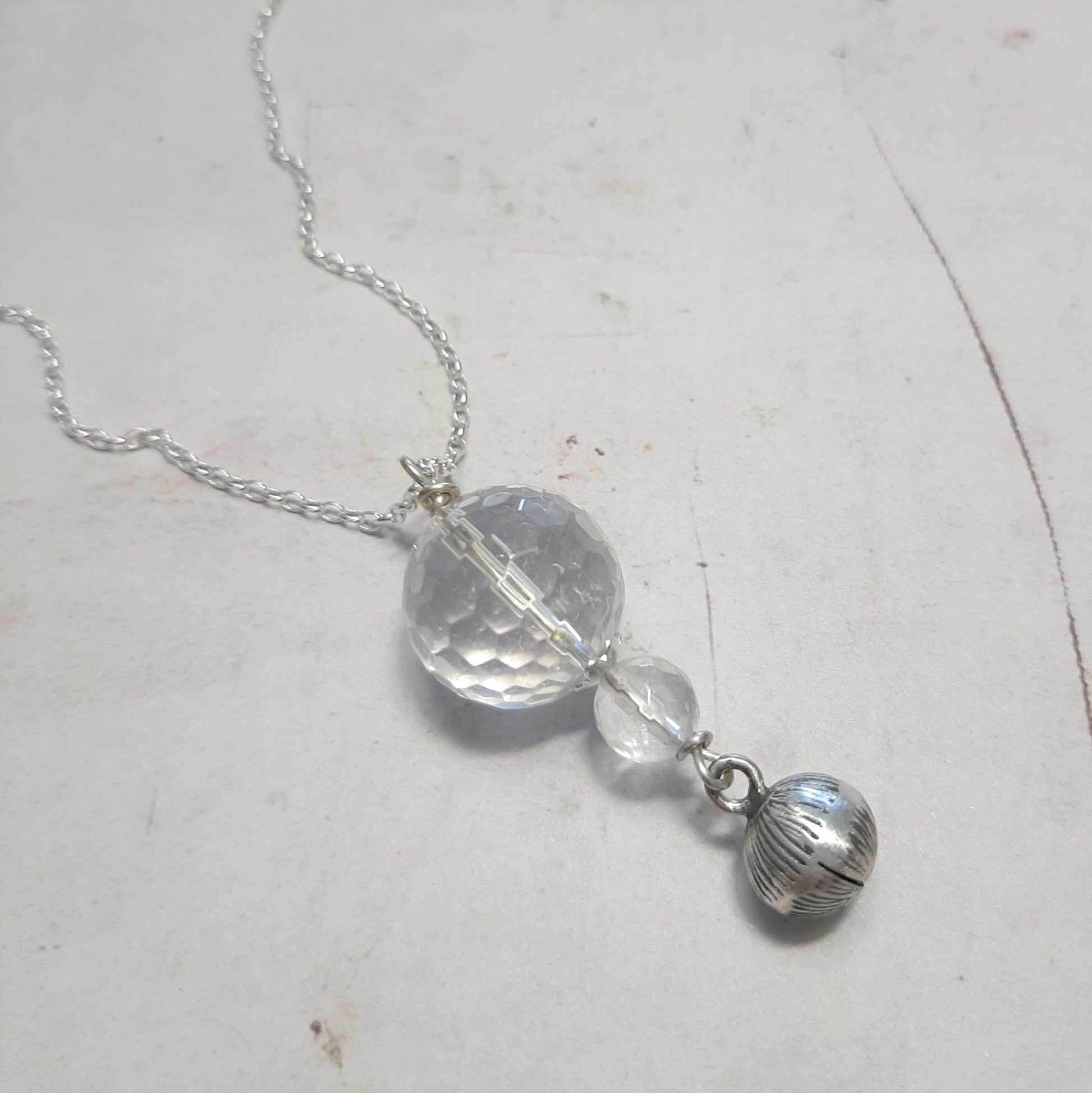 bijou grossesse artisanal argent massif, collier grossesse minimaliste bohème