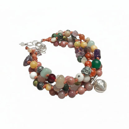 détail pierres naturelles bracelet Appeleur d’Anges