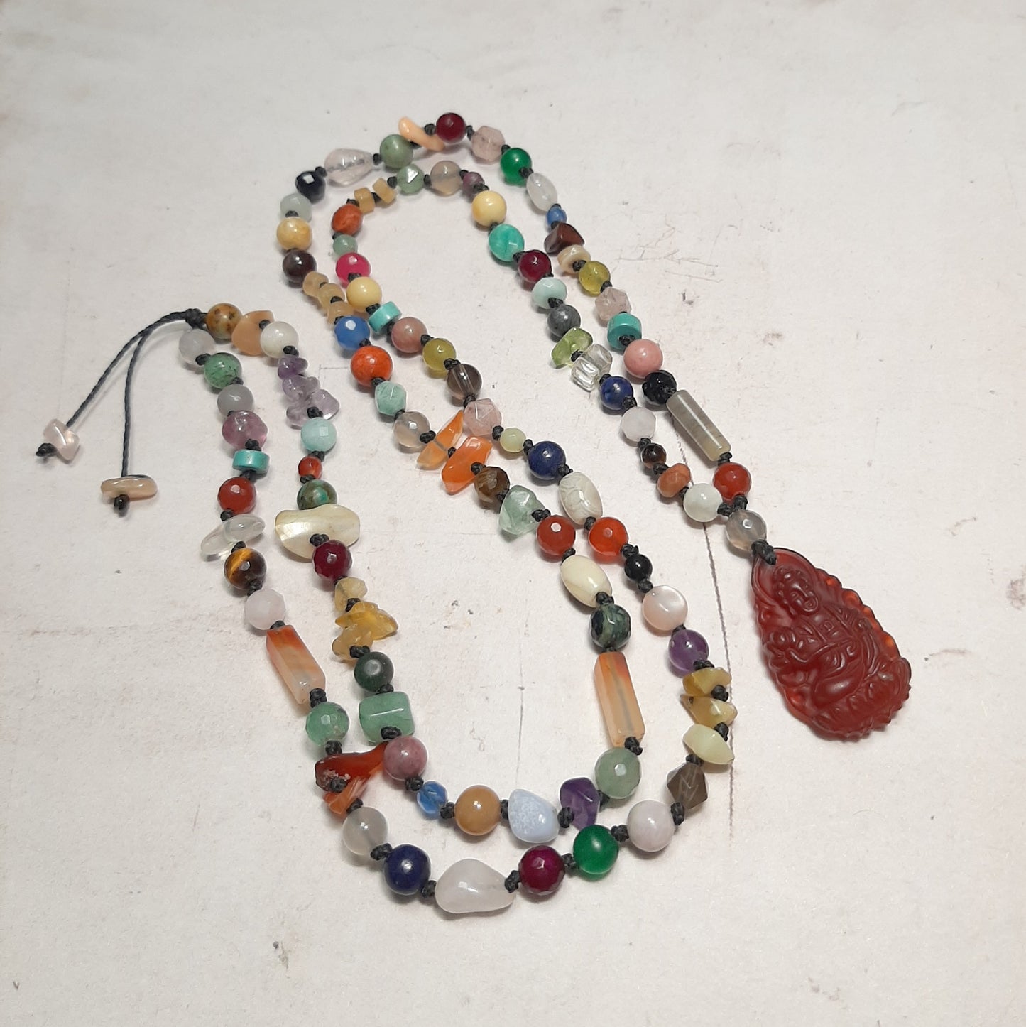 collier long bouddha bijou artisanal femme