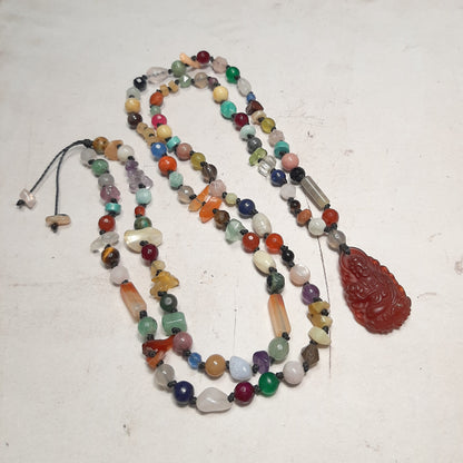collier long bouddha bijou artisanal femme