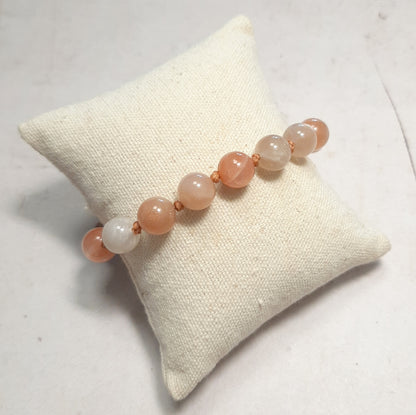 Bijou minimaliste Pierre de Lune, fait main en France