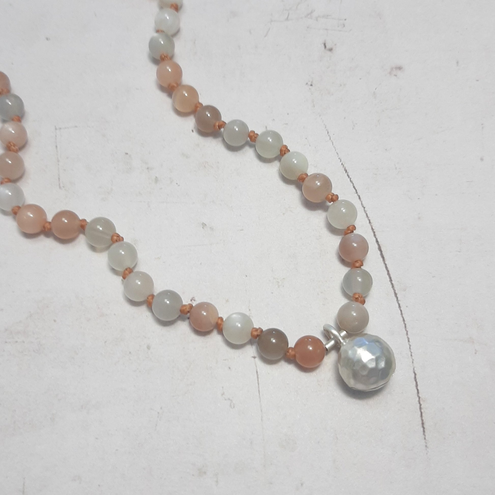 Pendentif appeleur d'anges argent 925 mala fait main France