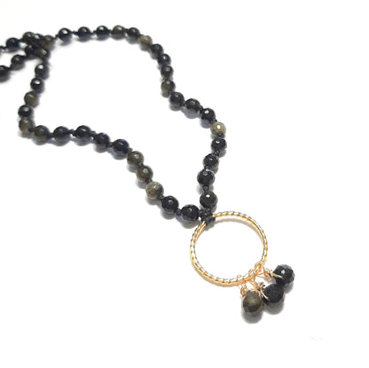 Collier pour méditation en pierres naturelles