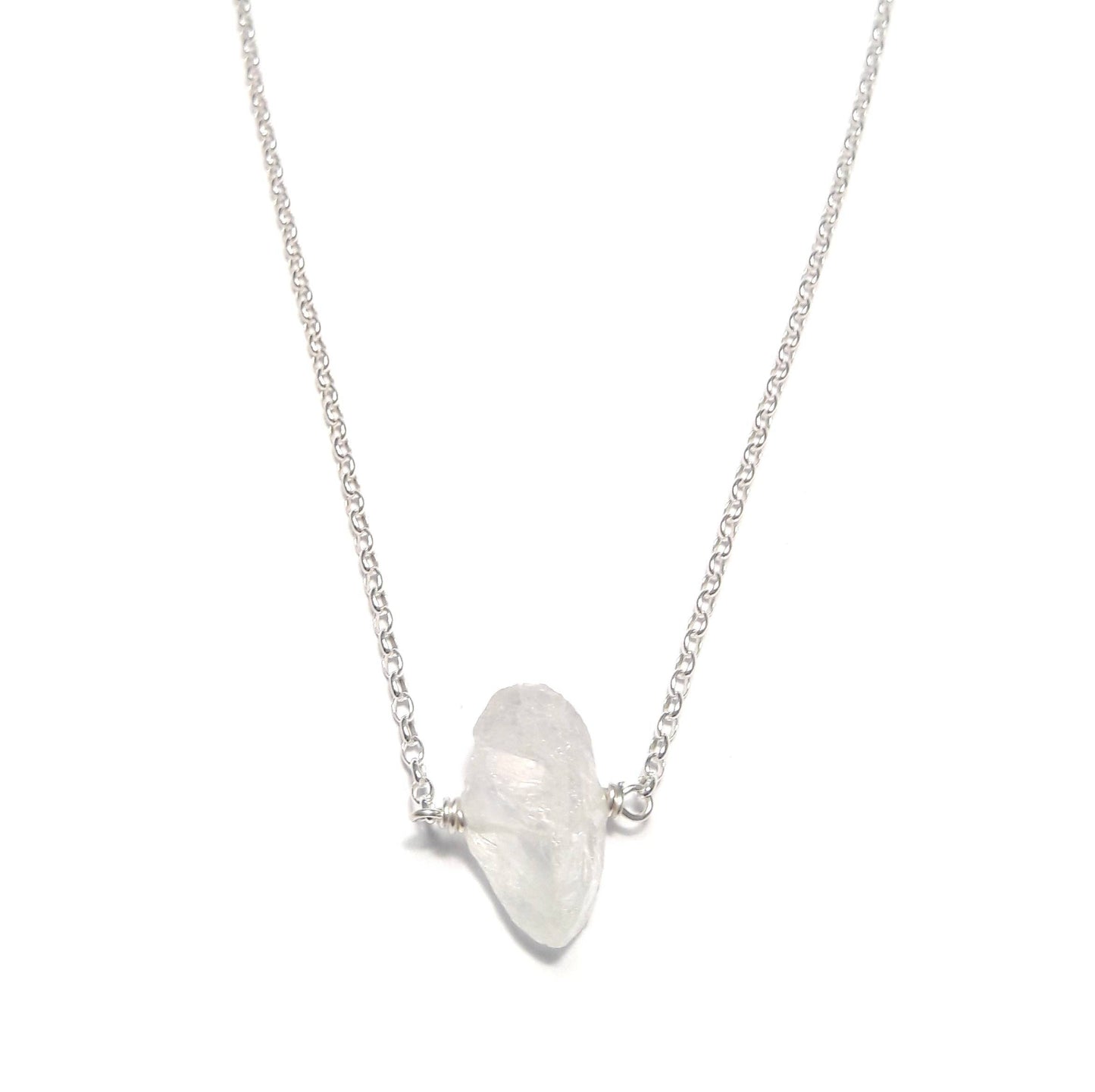 Collier Cristal de Roche Argent 925