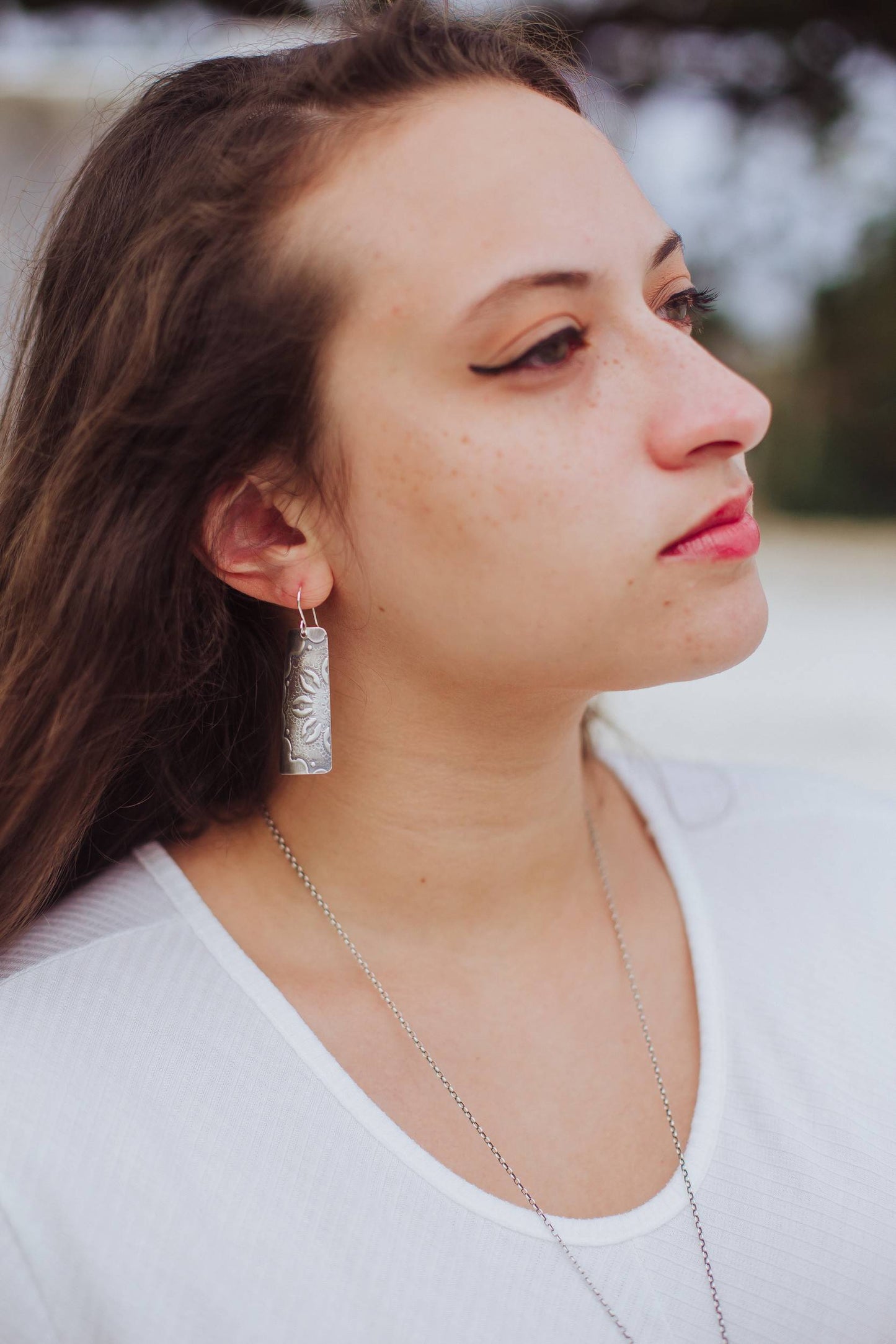 Boucles d'oreilles en Argent Massif Txai