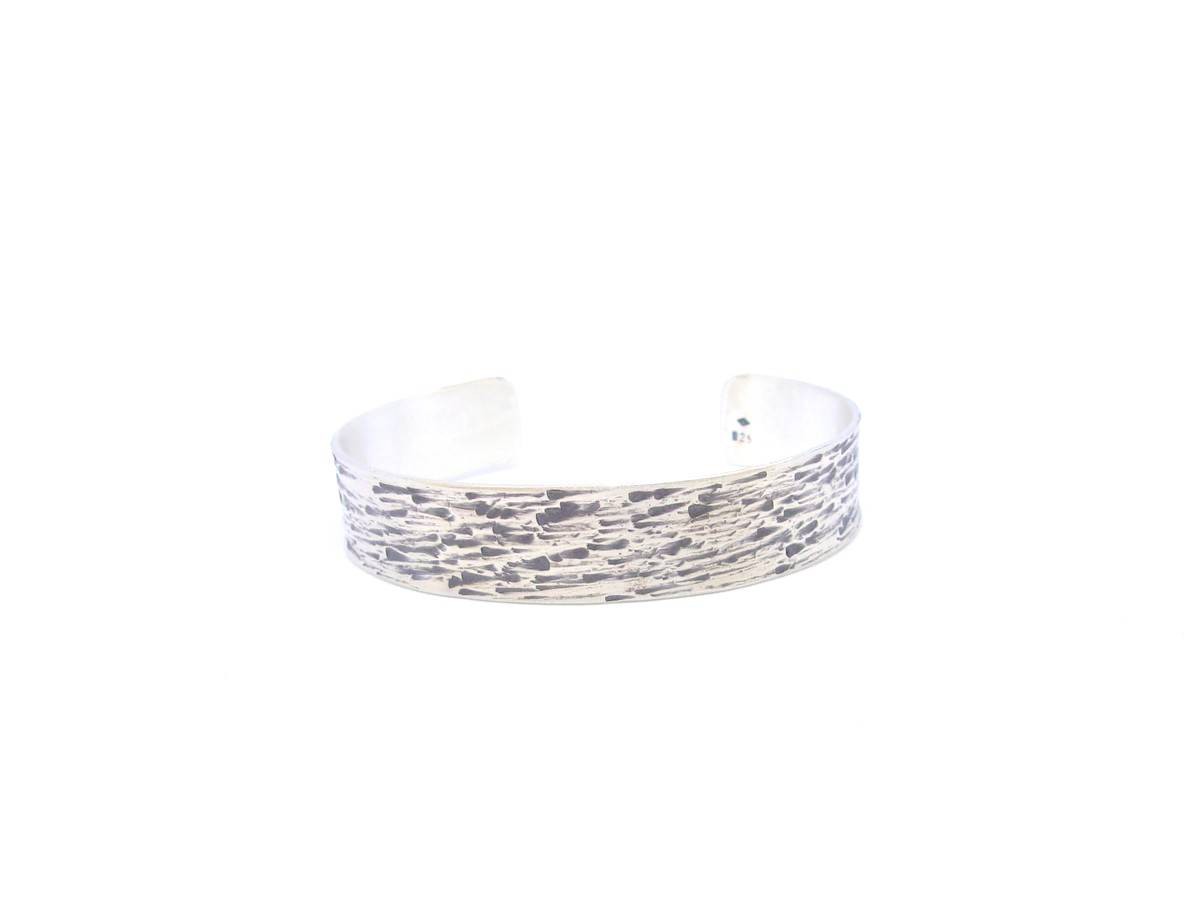 Bracelet Mixte en Argent Massif Martelé