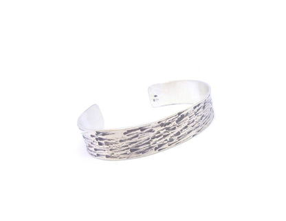 Bracelet Mixte en Argent Massif Martelé