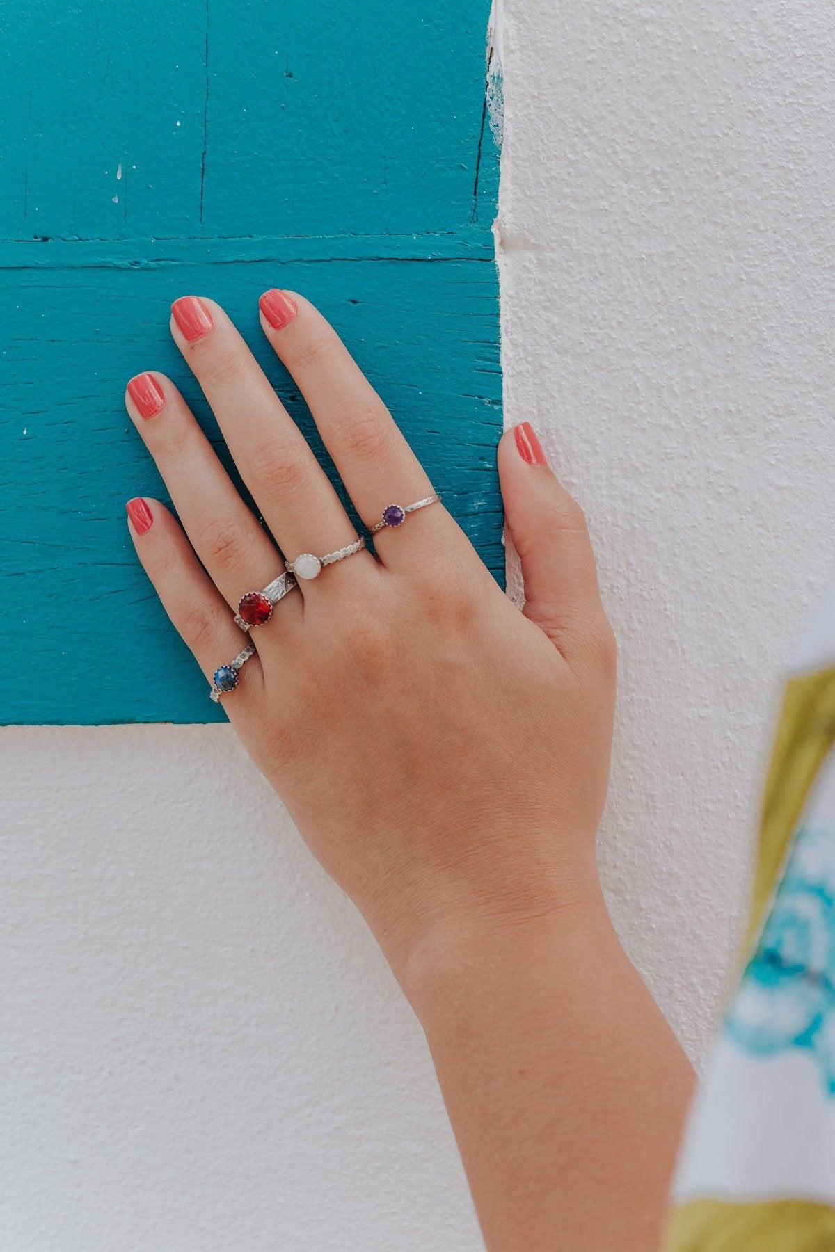 Bagues pour femme en Argent Massif et pierres naturelles