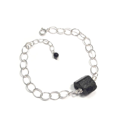 Bracelet Tourmaline Noire et Argent 925
