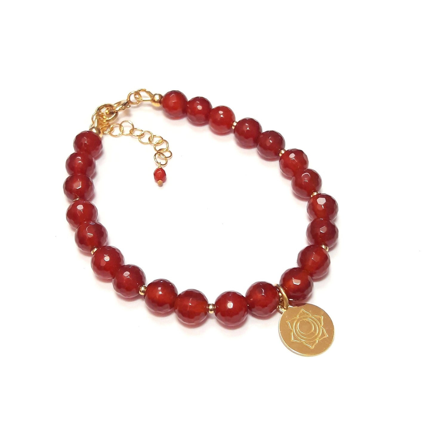 Les bijoux Chakras, de véritables amulettes !
Bracelet cornaline chakra Svadhisthana en argent 925 doré – Bijou énergétique