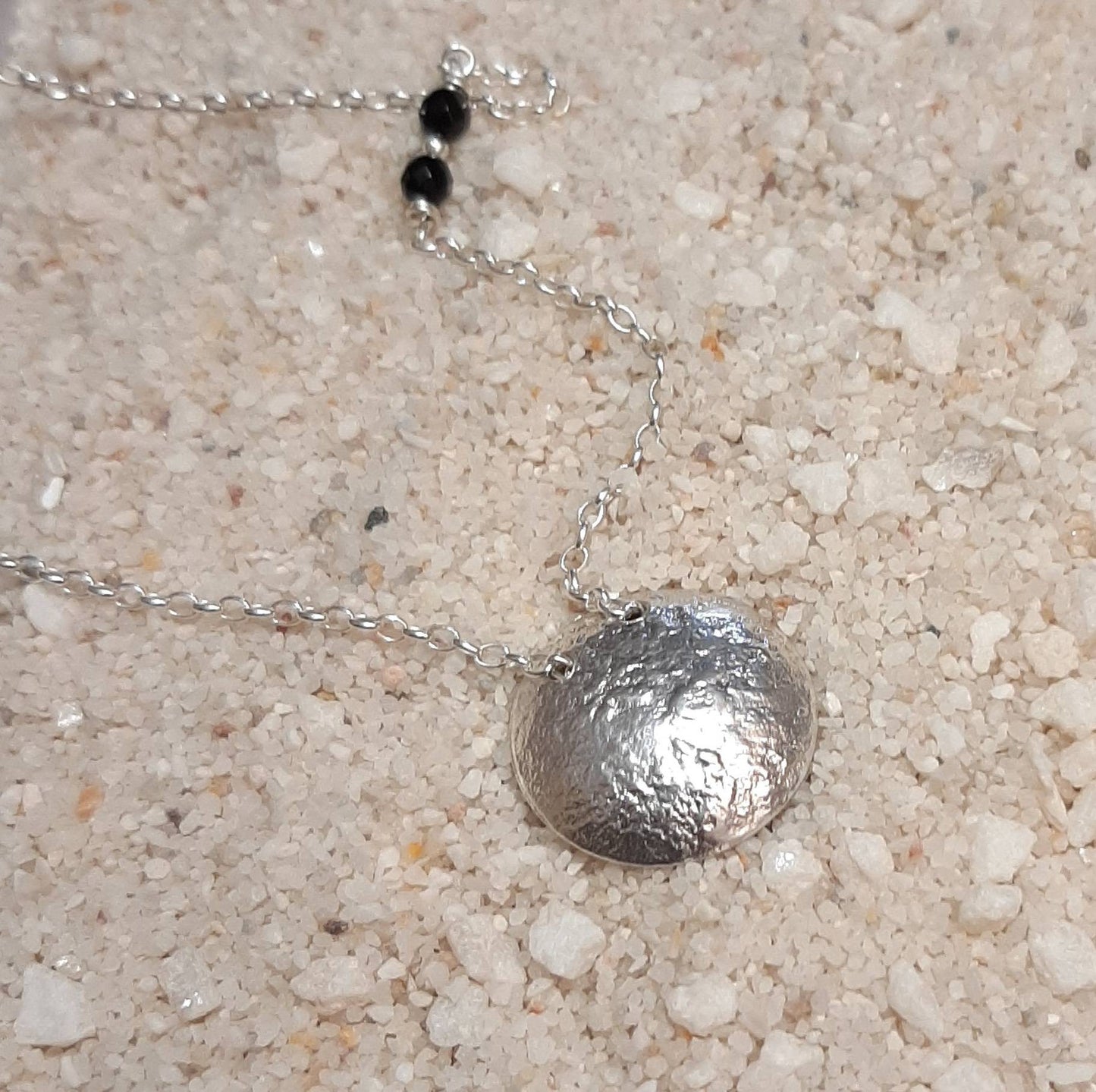 Sautoir Argent Massif Réticulé Jaci